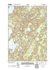 Alvin NW Wisconsin Historical topographic map, 1:24000 scale, 7.5 X 7.5 Minute, Year 2013