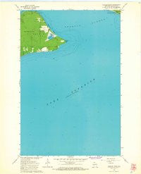 Amnicon Point Wisconsin Historical topographic map, 1:24000 scale, 7.5 X 7.5 Minute, Year 1964