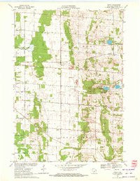 Arnott Wisconsin Historical topographic map, 1:24000 scale, 7.5 X 7.5 Minute, Year 1969