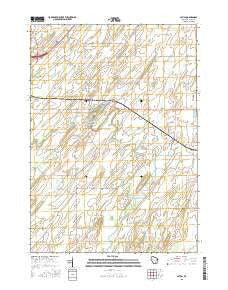 Astico Wisconsin Current topographic map, 1:24000 scale, 7.5 X 7.5 Minute, Year 2015