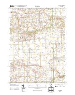 Avalon Wisconsin Historical topographic map, 1:24000 scale, 7.5 X 7.5 Minute, Year 2013