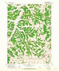 Barneveld Wisconsin Historical topographic map, 1:24000 scale, 7.5 X 7.5 Minute, Year 1962