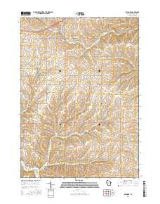 Belmont Wisconsin Current topographic map, 1:24000 scale, 7.5 X 7.5 Minute, Year 2016