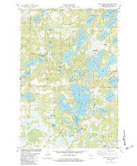 Birch Island Lake Wisconsin Historical topographic map, 1:24000 scale, 7.5 X 7.5 Minute, Year 1982