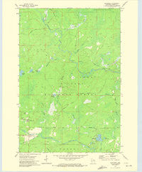 Blackwell Wisconsin Historical topographic map, 1:24000 scale, 7.5 X 7.5 Minute, Year 1972