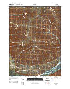 Bridgeport Wisconsin Historical topographic map, 1:24000 scale, 7.5 X 7.5 Minute, Year 2010