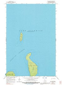 Cat Island Wisconsin Historical topographic map, 1:24000 scale, 7.5 X 7.5 Minute, Year 1963