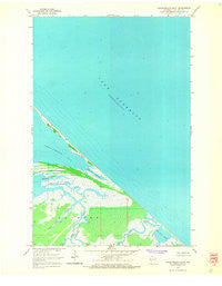 Chequamegon Point Wisconsin Historical topographic map, 1:24000 scale, 7.5 X 7.5 Minute, Year 1964