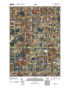 Clarks Mills Wisconsin Historical topographic map, 1:24000 scale, 7.5 X 7.5 Minute, Year 2010
