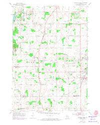 Cleveland West Wisconsin Historical topographic map, 1:24000 scale, 7.5 X 7.5 Minute, Year 1954
