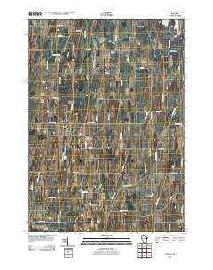 Clyman Wisconsin Historical topographic map, 1:24000 scale, 7.5 X 7.5 Minute, Year 2010