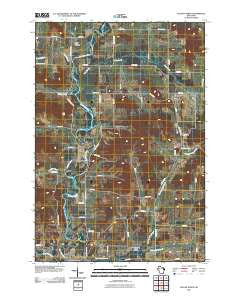 Colfax North Wisconsin Historical topographic map, 1:24000 scale, 7.5 X 7.5 Minute, Year 2010