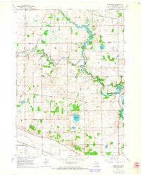 Cooksville Wisconsin Historical topographic map, 1:24000 scale, 7.5 X 7.5 Minute, Year 1961