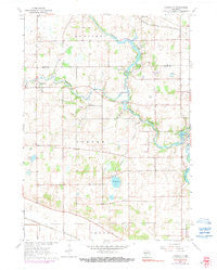 Cooksville Wisconsin Historical topographic map, 1:24000 scale, 7.5 X 7.5 Minute, Year 1961