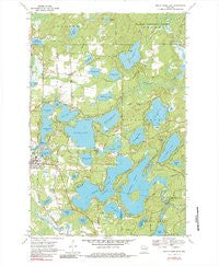 Eagle River East Wisconsin Historical topographic map, 1:24000 scale, 7.5 X 7.5 Minute, Year 1970