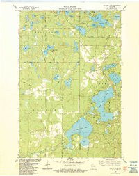 Ellison Lake Wisconsin Historical topographic map, 1:24000 scale, 7.5 X 7.5 Minute, Year 1984
