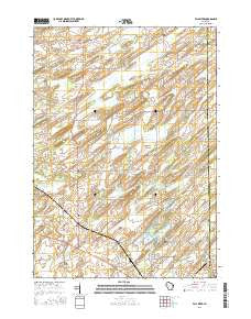 Fall River Wisconsin Current topographic map, 1:24000 scale, 7.5 X 7.5 Minute, Year 2016