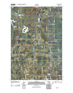 Falun Wisconsin Historical topographic map, 1:24000 scale, 7.5 X 7.5 Minute, Year 2010