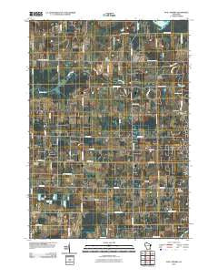 Five Corners Wisconsin Historical topographic map, 1:24000 scale, 7.5 X 7.5 Minute, Year 2010