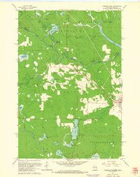 Florence West Wisconsin Historical topographic map, 1:24000 scale, 7.5 X 7.5 Minute, Year 1962