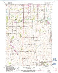 Franksville Wisconsin Historical topographic map, 1:24000 scale, 7.5 X 7.5 Minute, Year 1958