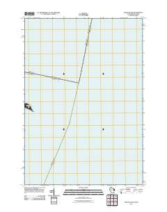 Green Island Wisconsin Historical topographic map, 1:24000 scale, 7.5 X 7.5 Minute, Year 2011