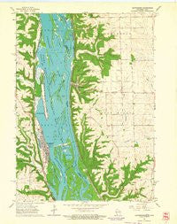 Guttenberg Iowa Historical topographic map, 1:24000 scale, 7.5 X 7.5 Minute, Year 1962