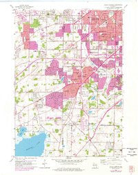 Hales Corners Wisconsin Historical topographic map, 1:24000 scale, 7.5 X 7.5 Minute, Year 1959