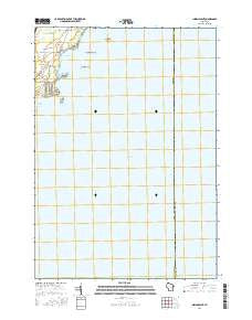 Indian Point Wisconsin Current topographic map, 1:24000 scale, 7.5 X 7.5 Minute, Year 2016