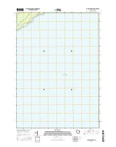 Jacksonport SW Wisconsin Current topographic map, 1:24000 scale, 7.5 X 7.5 Minute, Year 2015