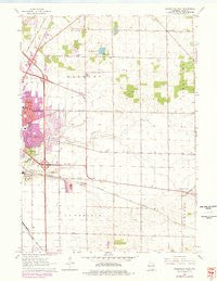 Janesville East Wisconsin Historical topographic map, 1:24000 scale, 7.5 X 7.5 Minute, Year 1961