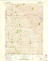 Juda Wisconsin Historical topographic map, 1:24000 scale, 7.5 X 7.5 Minute, Year 1962