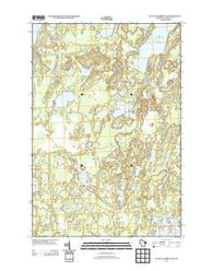 Lac du Flambeau SW Wisconsin Historical topographic map, 1:24000 scale, 7.5 X 7.5 Minute, Year 2013