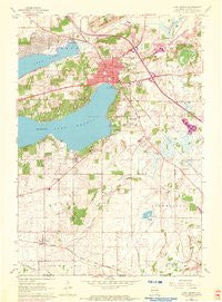 Lake Geneva Wisconsin Historical topographic map, 1:24000 scale, 7.5 X 7.5 Minute, Year 1960
