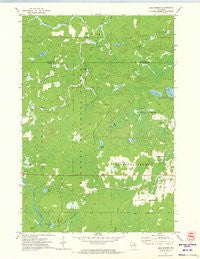 Lake Gordon Wisconsin Historical topographic map, 1:24000 scale, 7.5 X 7.5 Minute, Year 1972