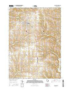 Lancaster Wisconsin Current topographic map, 1:24000 scale, 7.5 X 7.5 Minute, Year 2016