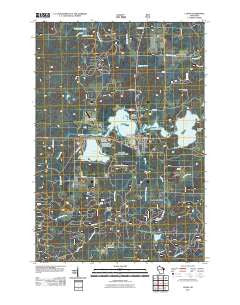 Laona Wisconsin Historical topographic map, 1:24000 scale, 7.5 X 7.5 Minute, Year 2011