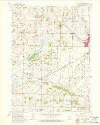 Lima Center Wisconsin Historical topographic map, 1:24000 scale, 7.5 X 7.5 Minute, Year 1960