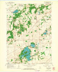 Little Prairie Wisconsin Historical topographic map, 1:24000 scale, 7.5 X 7.5 Minute, Year 1960