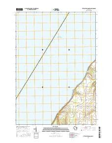 Little Sturgeon SW Wisconsin Current topographic map, 1:24000 scale, 7.5 X 7.5 Minute, Year 2015