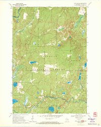 Long Lake NE Wisconsin Historical topographic map, 1:24000 scale, 7.5 X 7.5 Minute, Year 1970