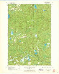 Long Lake SE Wisconsin Historical topographic map, 1:24000 scale, 7.5 X 7.5 Minute, Year 1970