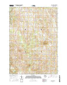 Loyal West Wisconsin Current topographic map, 1:24000 scale, 7.5 X 7.5 Minute, Year 2015