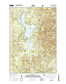 Lublin NW Wisconsin Current topographic map, 1:24000 scale, 7.5 X 7.5 Minute, Year 2015
