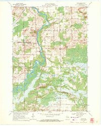 Lunds Wisconsin Historical topographic map, 1:24000 scale, 7.5 X 7.5 Minute, Year 1969
