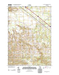 Lyndon Station Wisconsin Historical topographic map, 1:24000 scale, 7.5 X 7.5 Minute, Year 2013