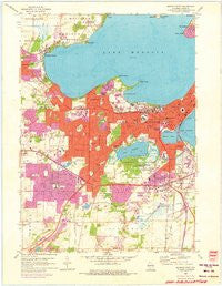 Madison West Wisconsin Historical topographic map, 1:24000 scale, 7.5 X 7.5 Minute, Year 1959
