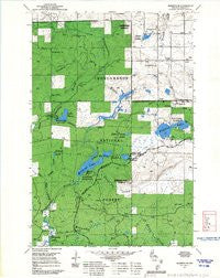 Marengo SE Wisconsin Historical topographic map, 1:24000 scale, 7.5 X 7.5 Minute, Year 1967