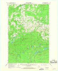 Marengo Wisconsin Historical topographic map, 1:62500 scale, 15 X 15 Minute, Year 1967