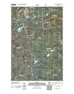 Marengo Lake Wisconsin Historical topographic map, 1:24000 scale, 7.5 X 7.5 Minute, Year 2011